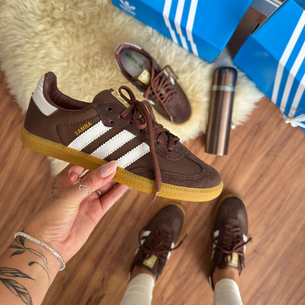 ADIDAS SAMBA TRADICIONAL MARRON