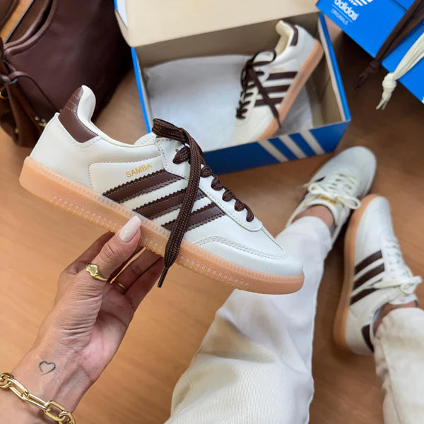 ADIDAS SAMBA TRADICIONAL MARRON WHITE