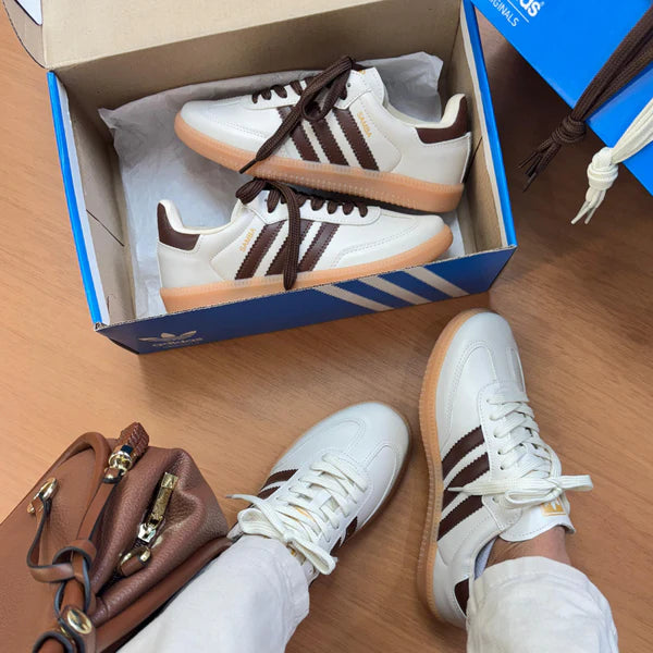 ADIDAS SAMBA TRADICIONAL MARRON WHITE