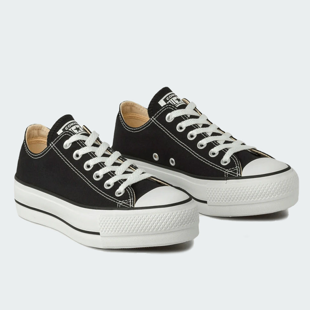CONVERSE LONA NEGRO PLATAFORMA
