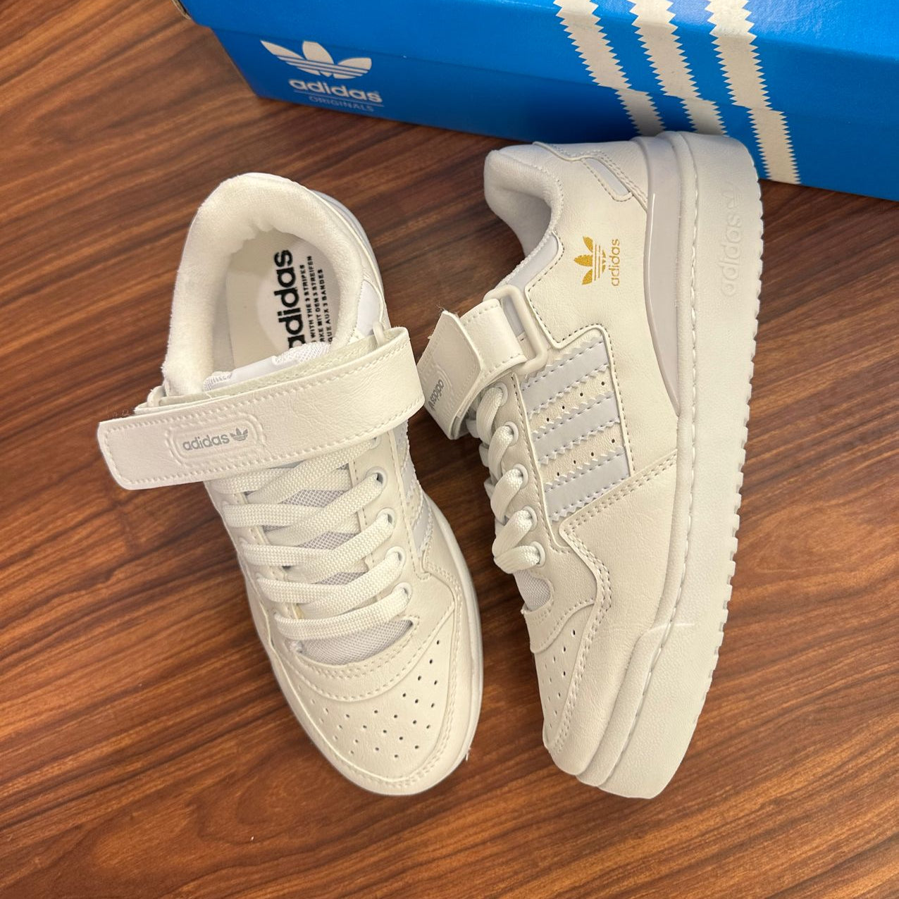 ADIDAS FORUM VELCRO BLANCO