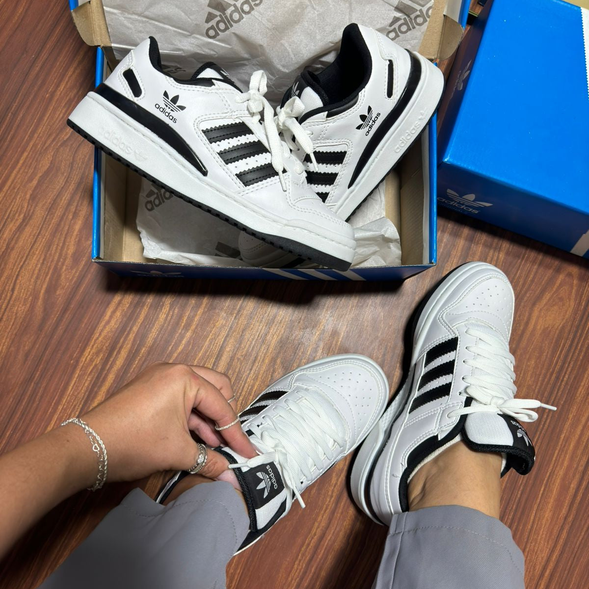 ADIDAS FORUM BOLD NEGRO BLANCO