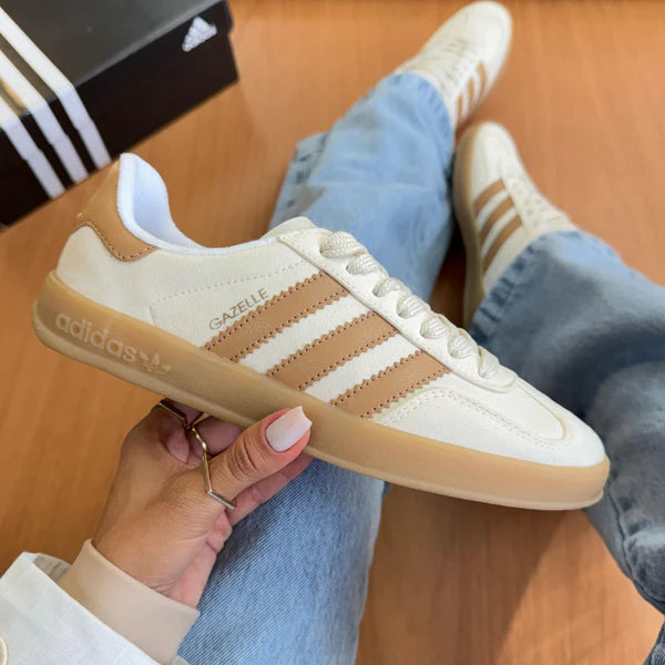 ADIDAS GAZELLE BLANCO VINTAGE NUDE