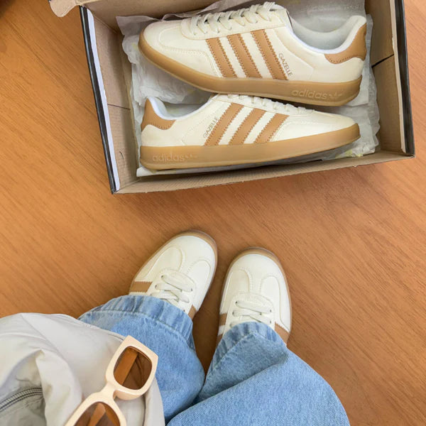 ADIDAS GAZELLE BLANCO VINTAGE NUDE