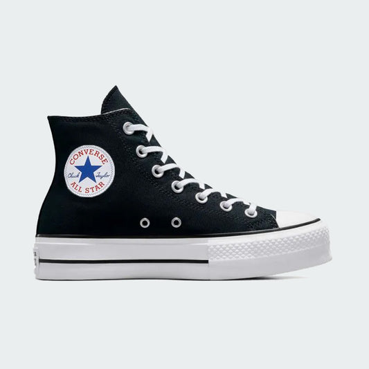 CONVERSE BOTITAS LONA NEGRO PLATAFORMA