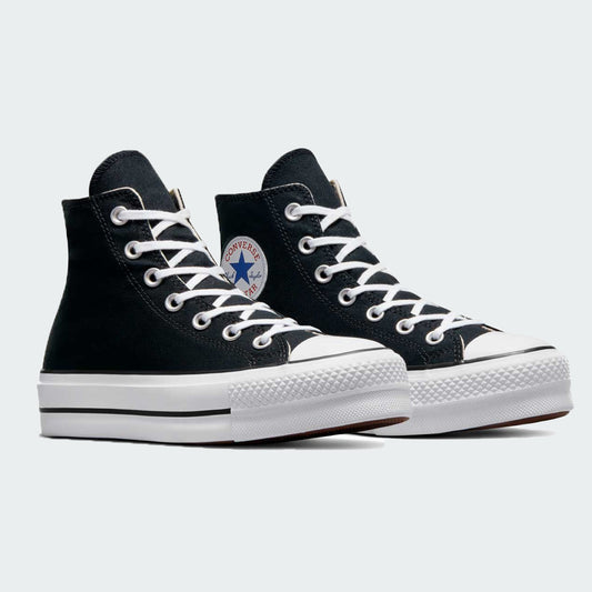 CONVERSE BOTITAS LONA NEGRO PLATAFORMA